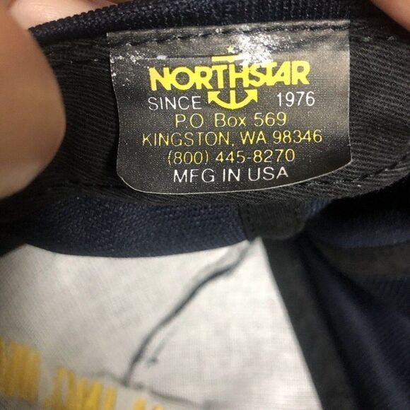 Vtg Dullum Vancouver  US Navy Baseball Cap North Star Made In USA Snapback - Picture 2 of 8